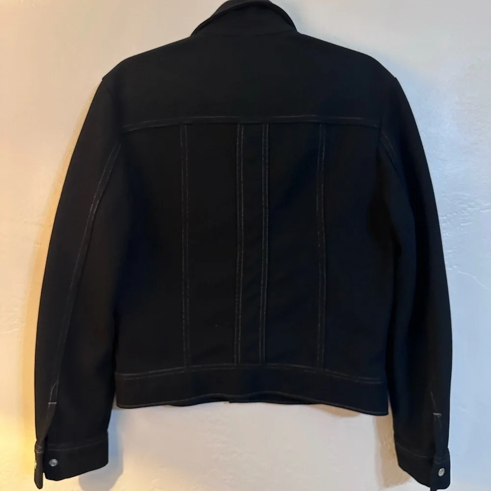 Vintage 90s Levi's Men's Black Jacket - Picture 4 of 4